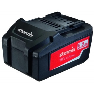 AKUMULIATORIUS 18 V 5.2 AH STARMIX 448824